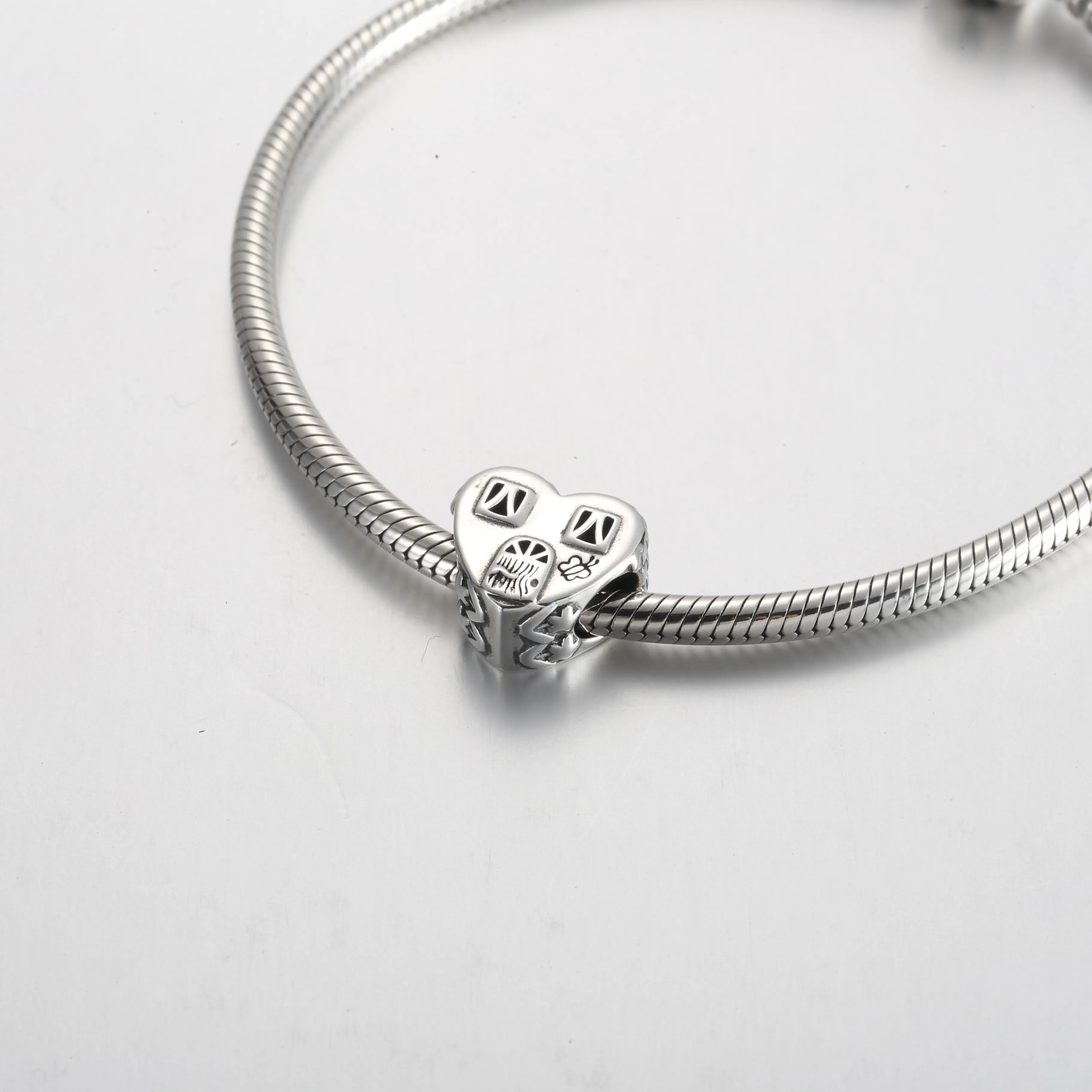 Pandora Hjerte Hus Lykkelig Sted Charm - 792249C00