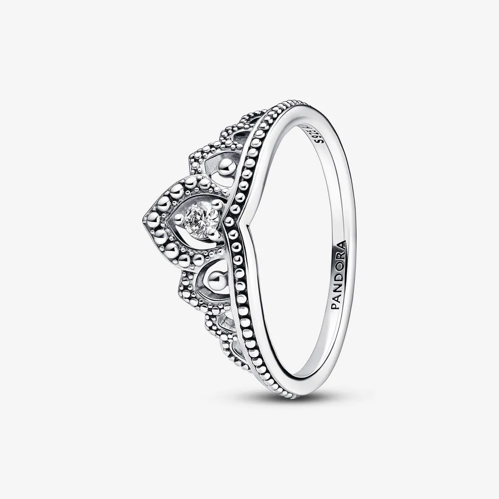 Pandora Kongelig Tiara Sølvkuleprydet Ring - 192233C01