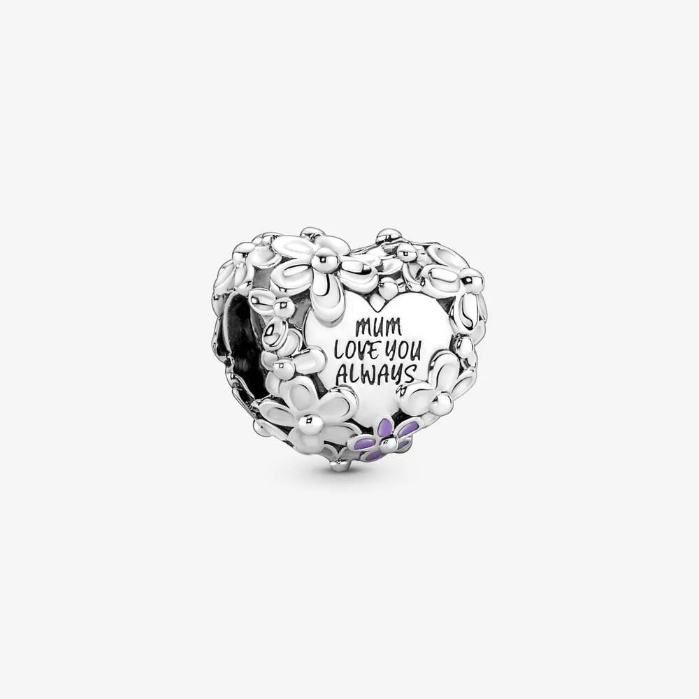 Pandora Mor Tusenfryd Hjerte Charm - 791155C01