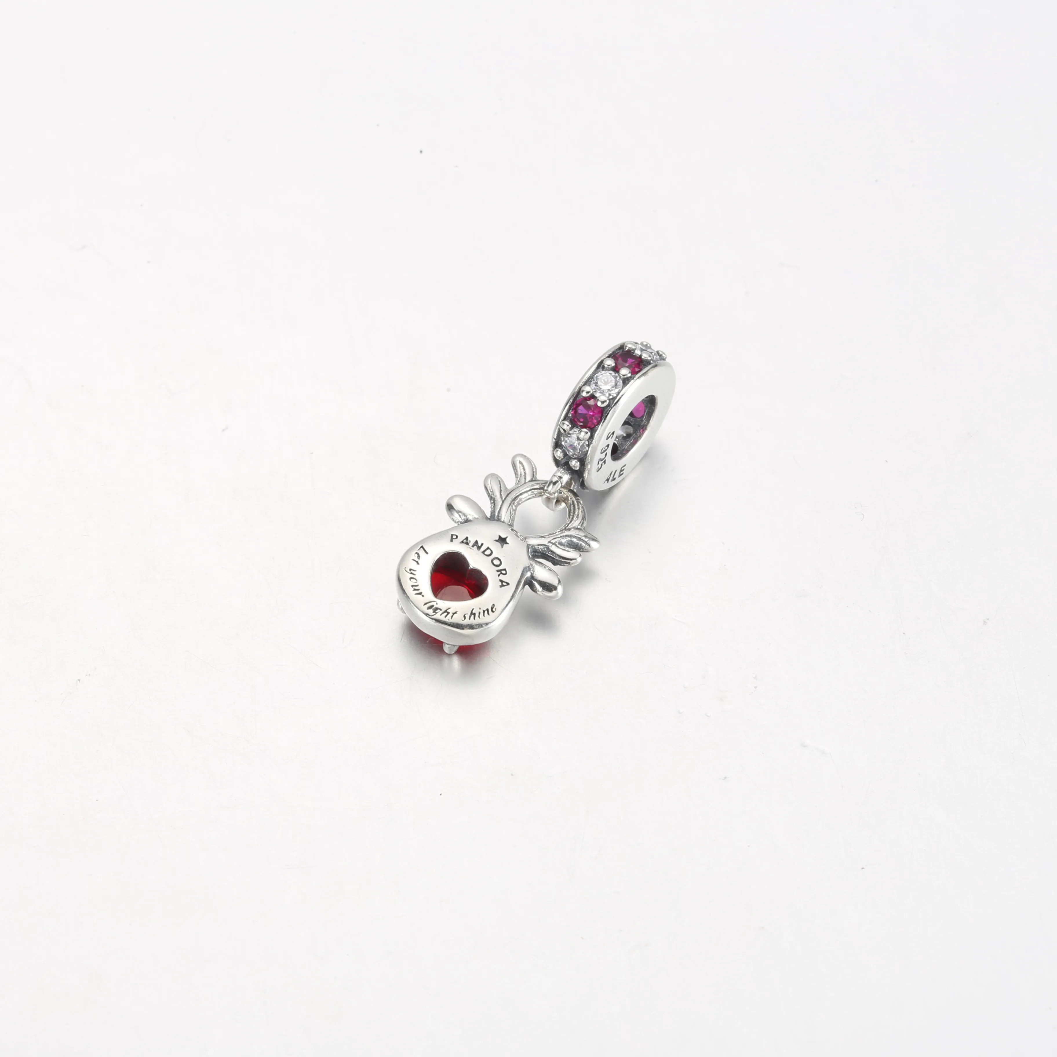 Pandora Rødneset Reinsdyr Murano Hengende Charm - 792330C01