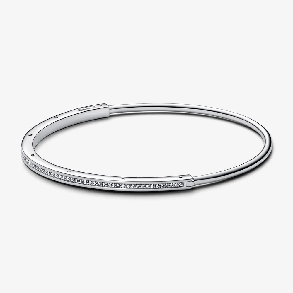 pandora signature i d pavé bangle 592313c01