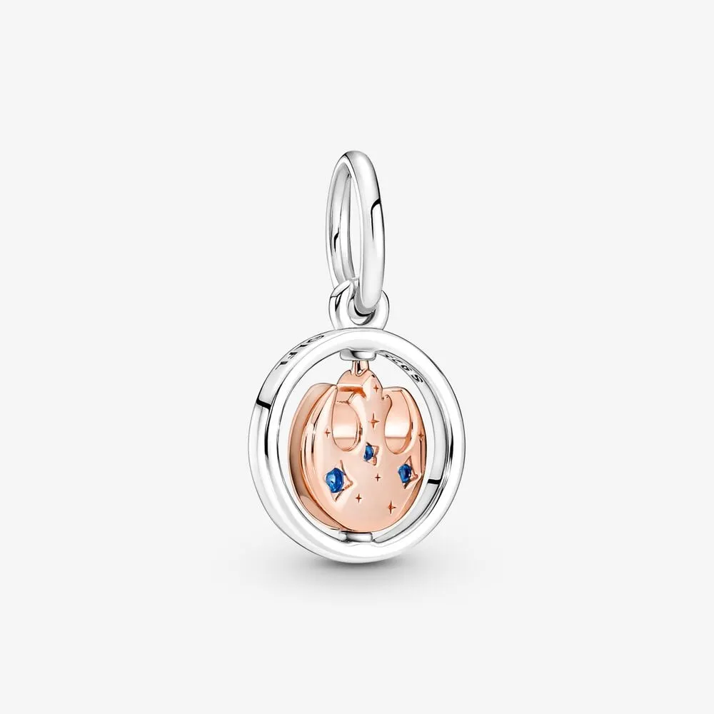 pandora star wars rebel alliance symbol snurrende anheng 380789c01