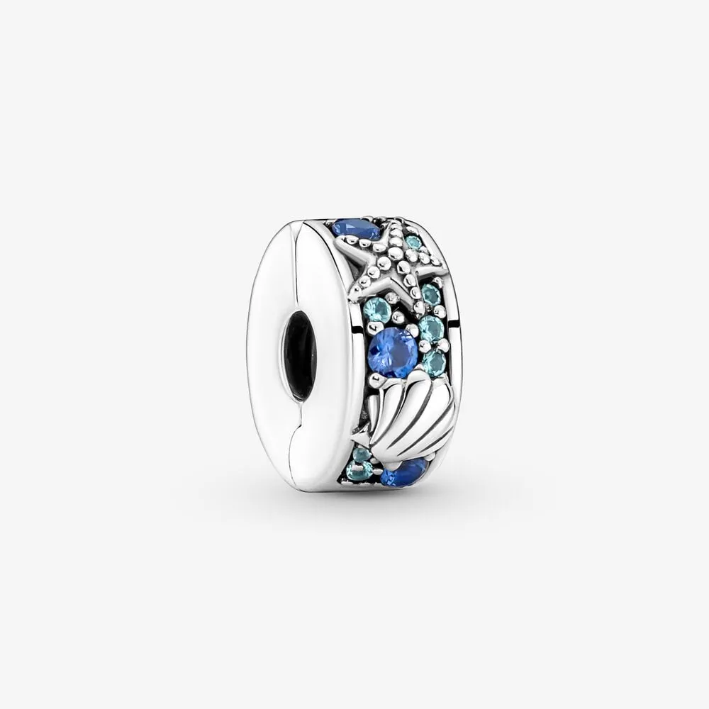 pandora tropisk sjøstjerne og skall klemmecharm 791678c01