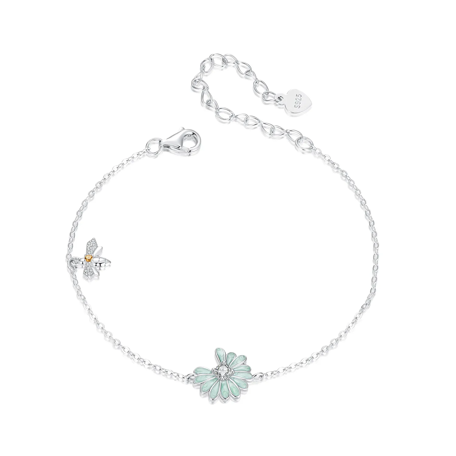 pandora style daisy bee armbånd scb270