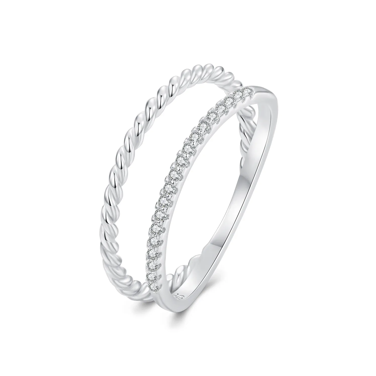 PANDORA Style dobbeltlags ring i sofistikert stil - BSR541