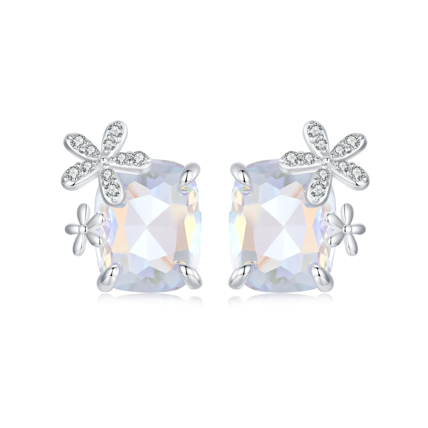 PANDORA Style Fantasy Flower Main Stone øredobber - SCE1724