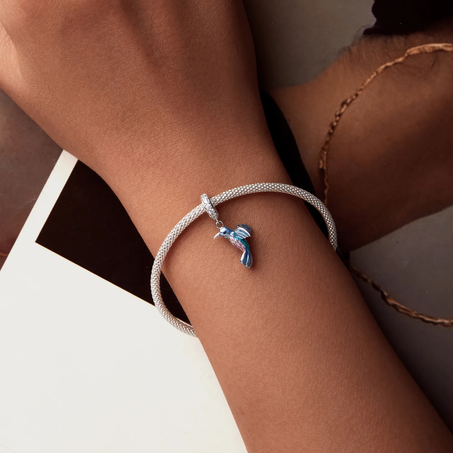 PANDORA Style Kingfisher anheng - BSC1004