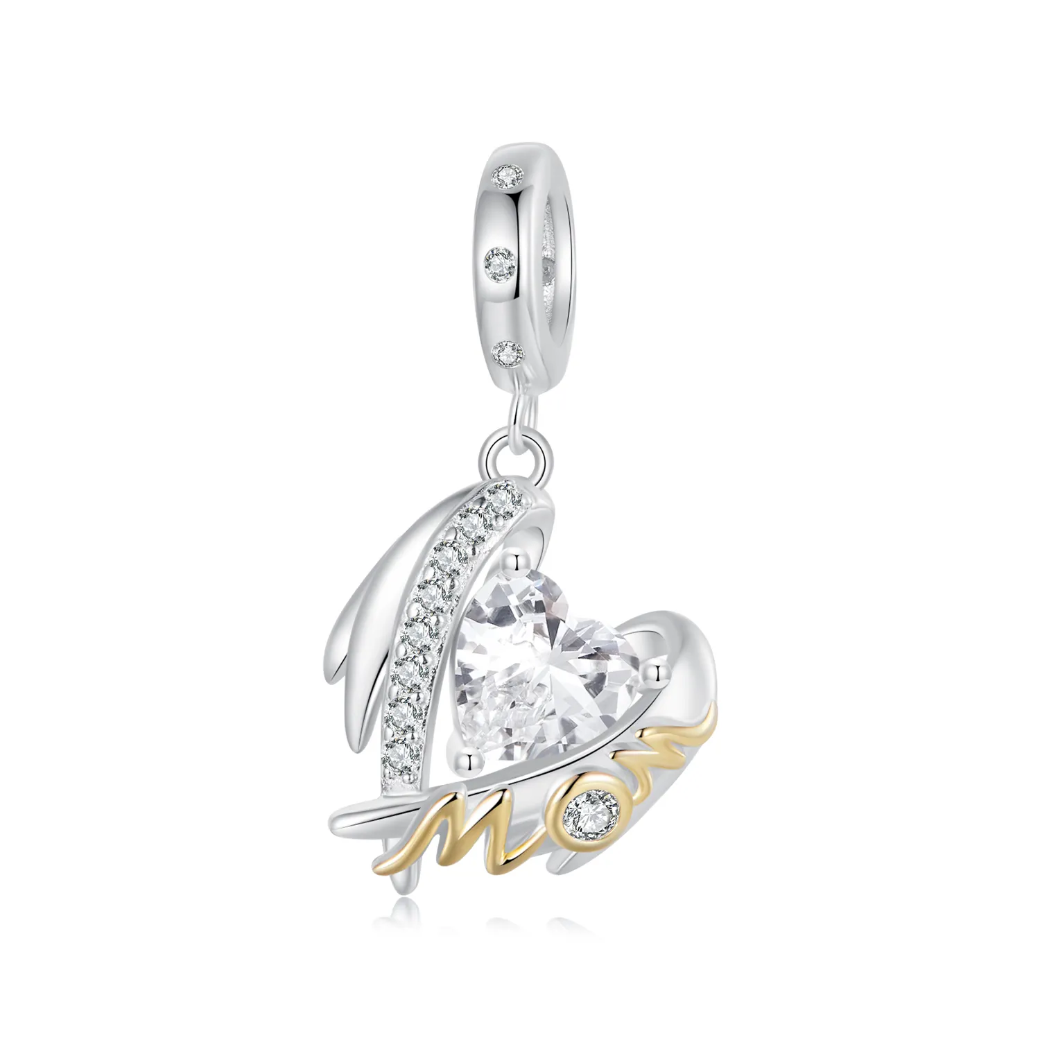 pandora style morsdag love wings pendant bsc1001