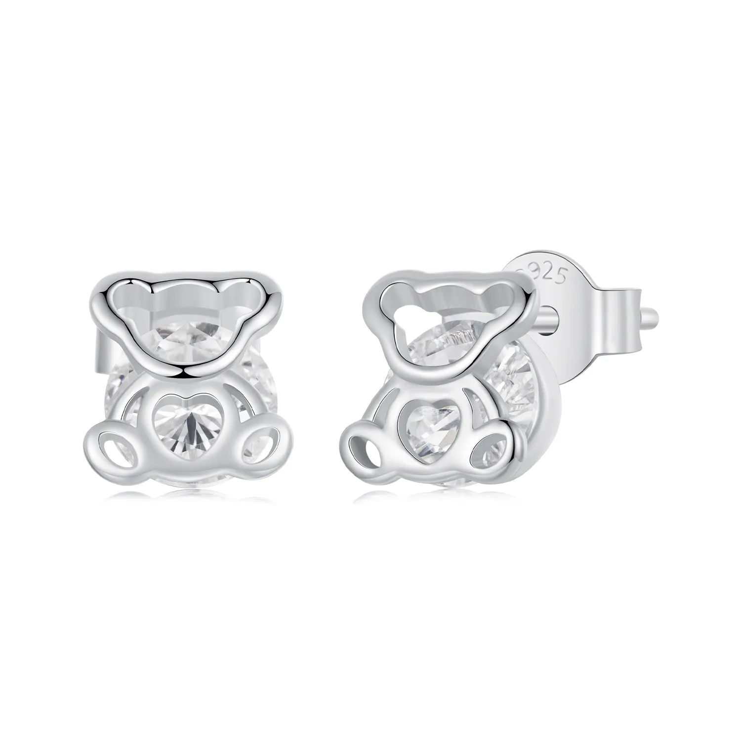 pandora style bear øredobber sce1764