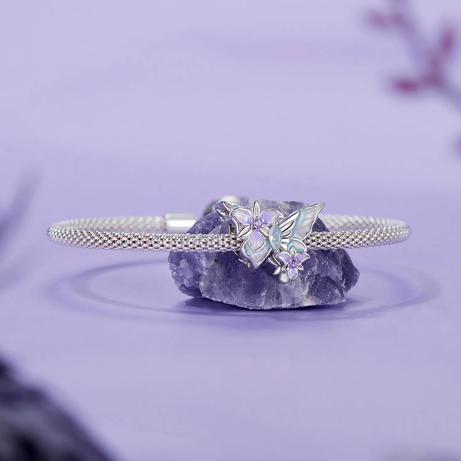 PANDORA Style Butterfly Iris sjarm - BSC1030
