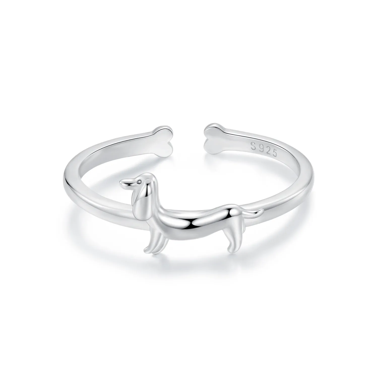 pandora style dachshund ring scr1029 e