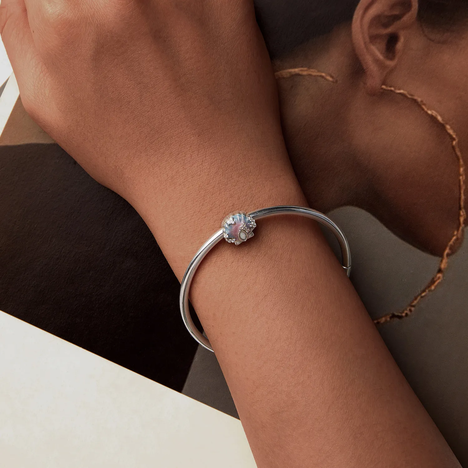 PANDORA Style Fantasy fargerik skallsjarm - BSC1017