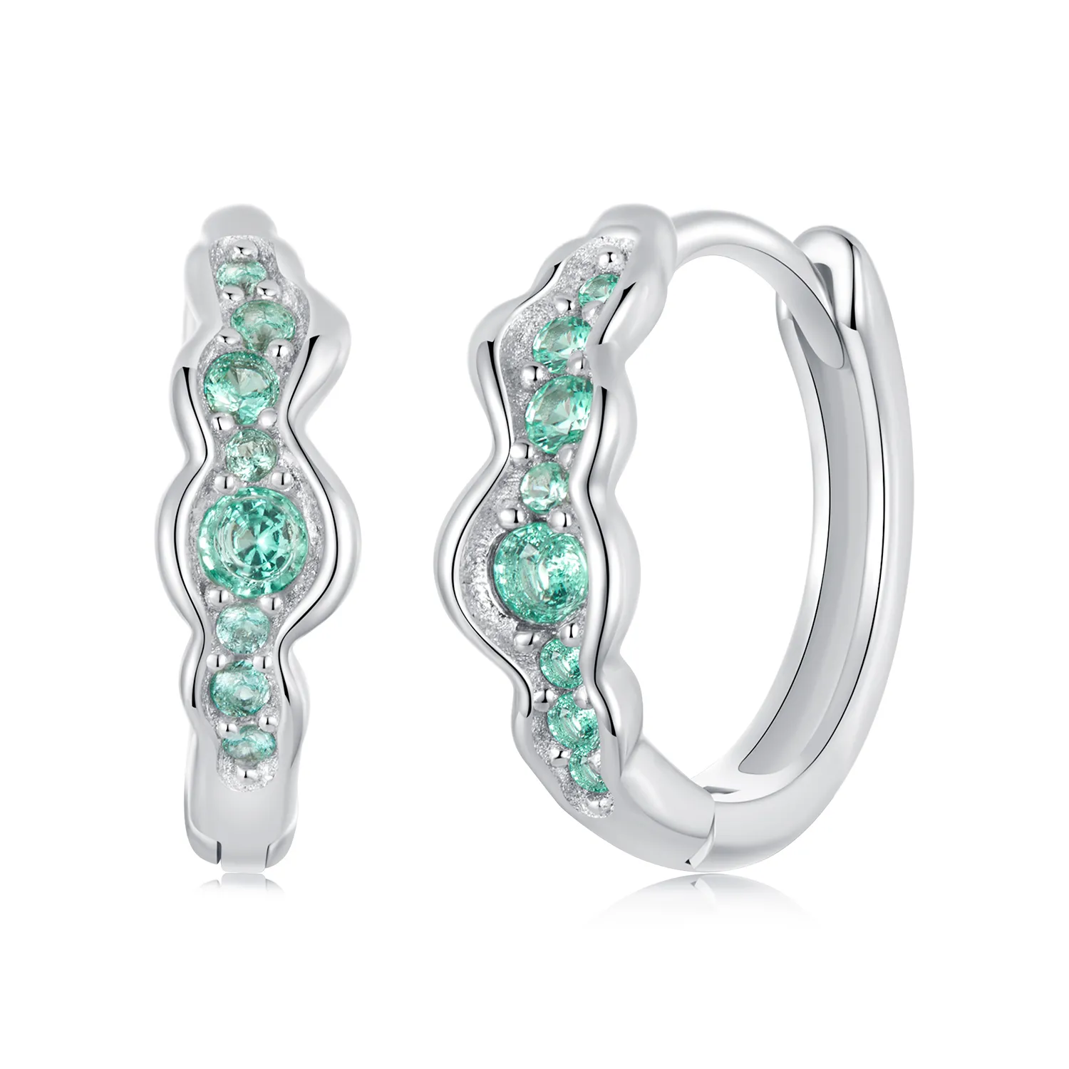 PANDORA Style Green Wave øredobber - BSE1034