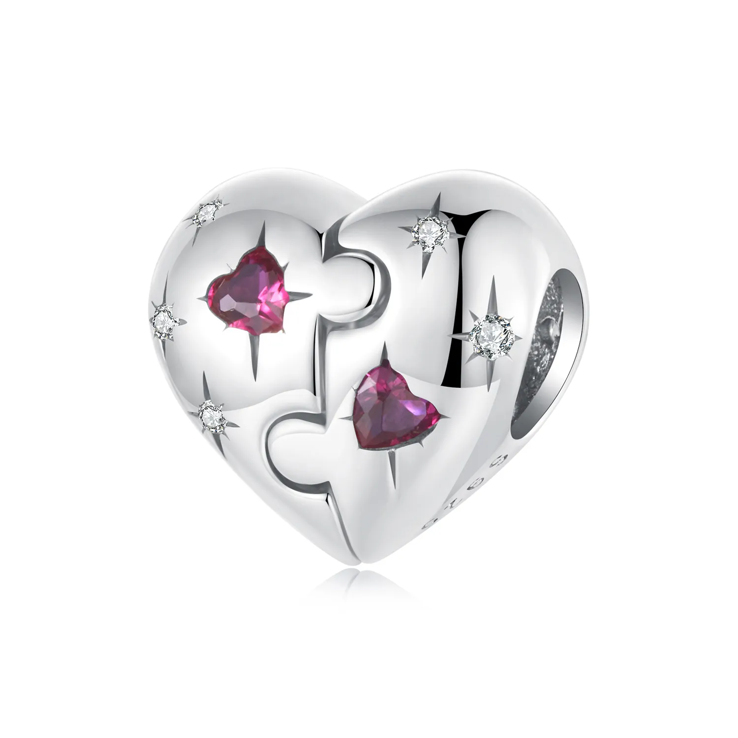 PANDORA Style Jigsaw hjerte sjarm - SCC2775