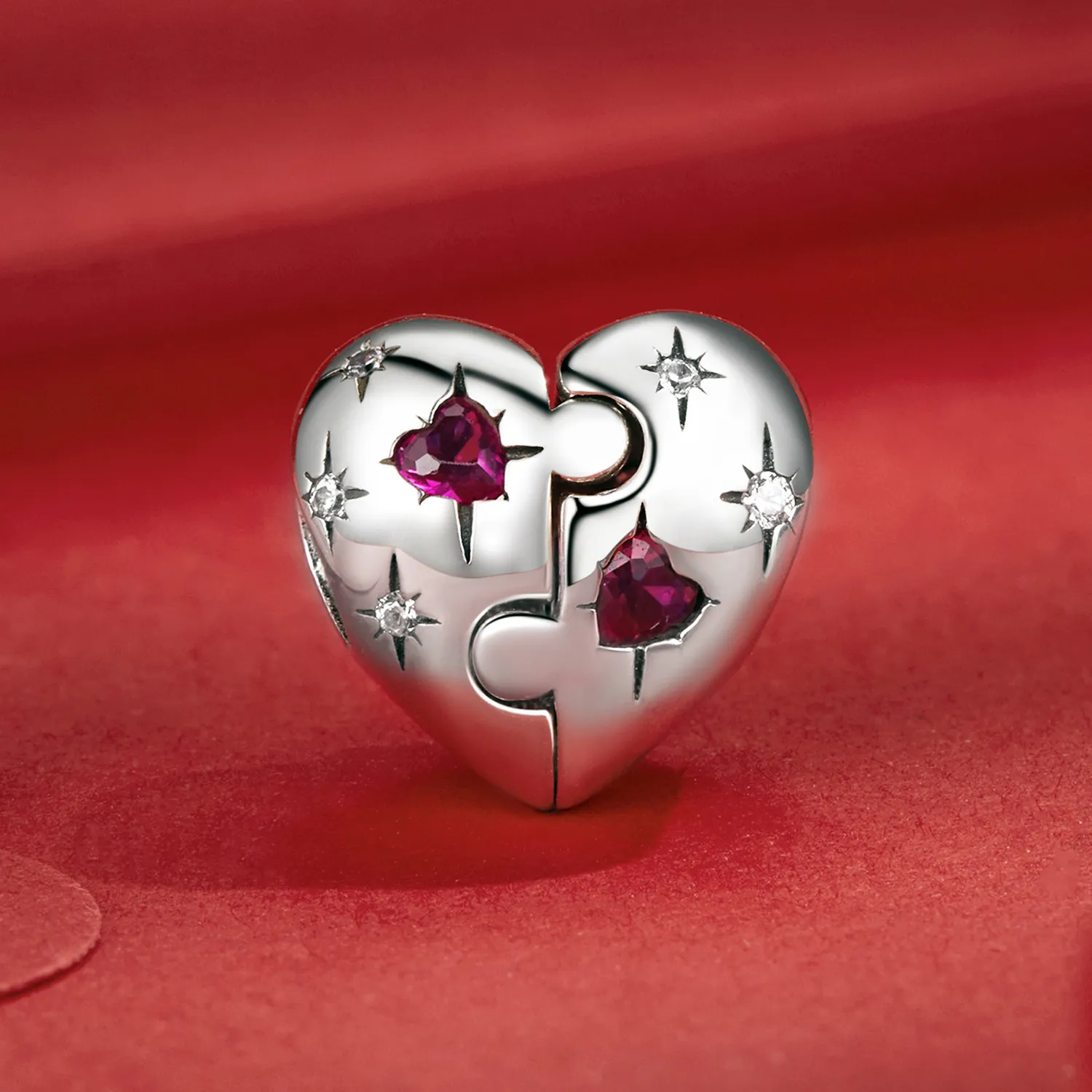 PANDORA Style Jigsaw hjerte sjarm - SCC2775