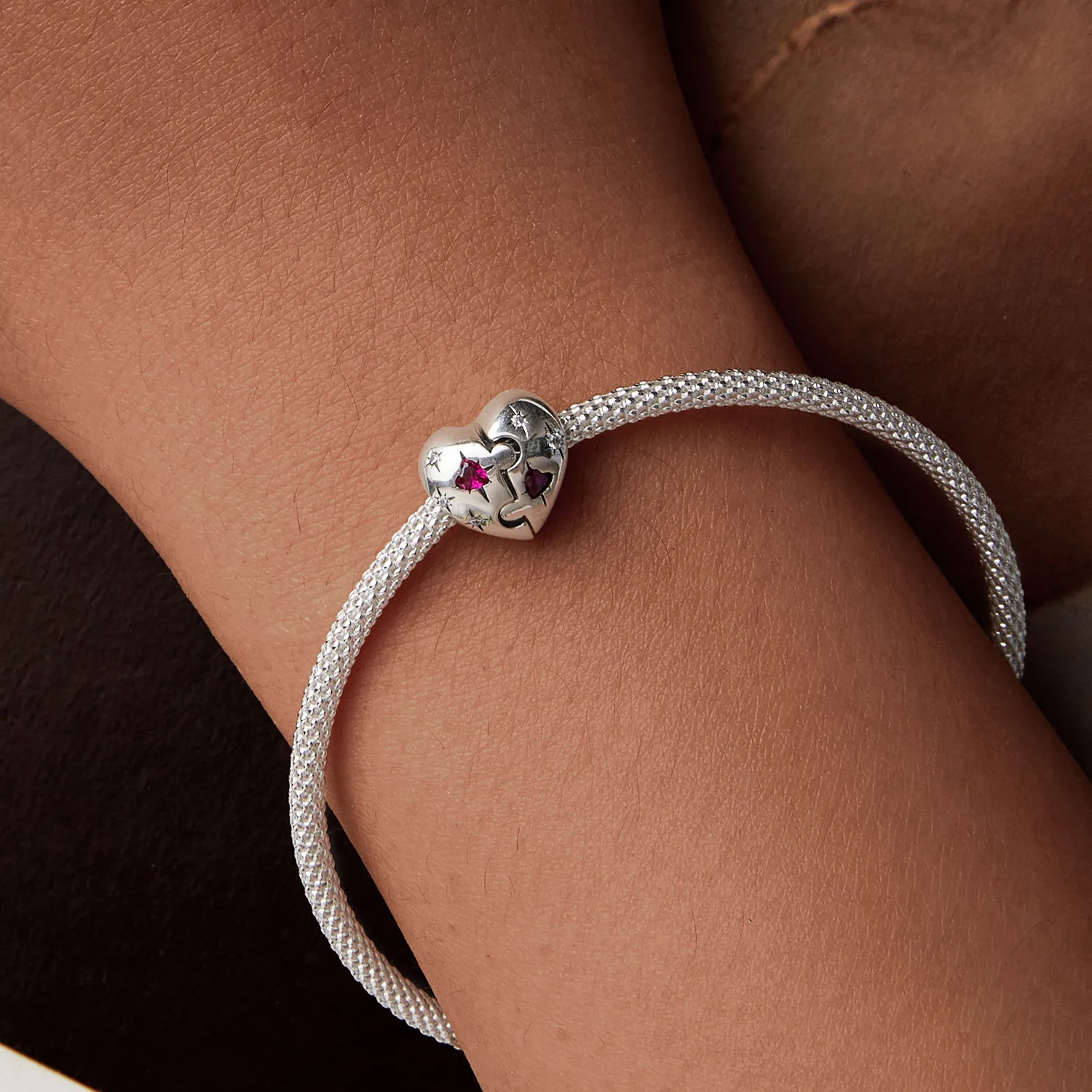 PANDORA Style Jigsaw hjerte sjarm - SCC2775