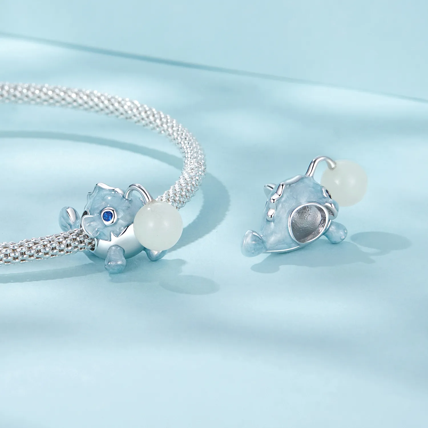 PANDORA Style Luminous Lantern Fish Charm - SCC2795
