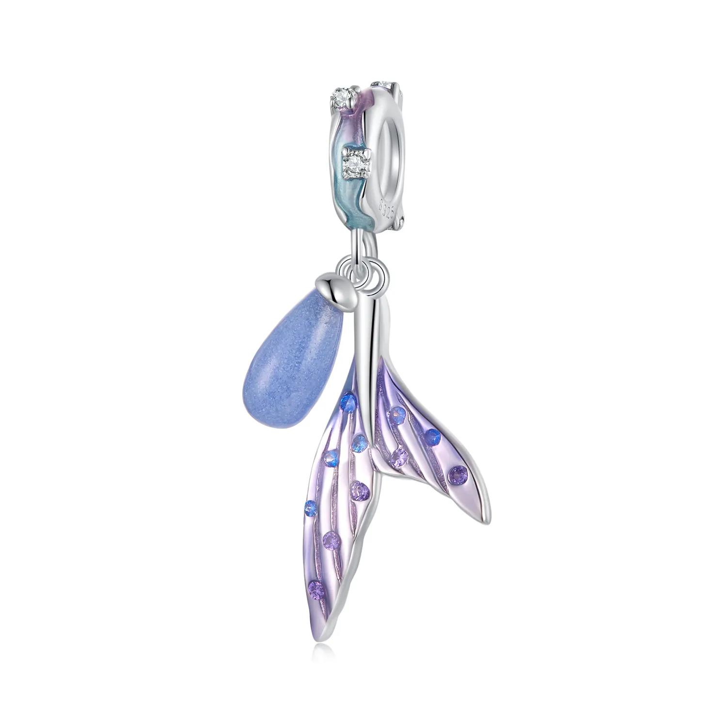 pandora style luminous mermaid pendel scc2800