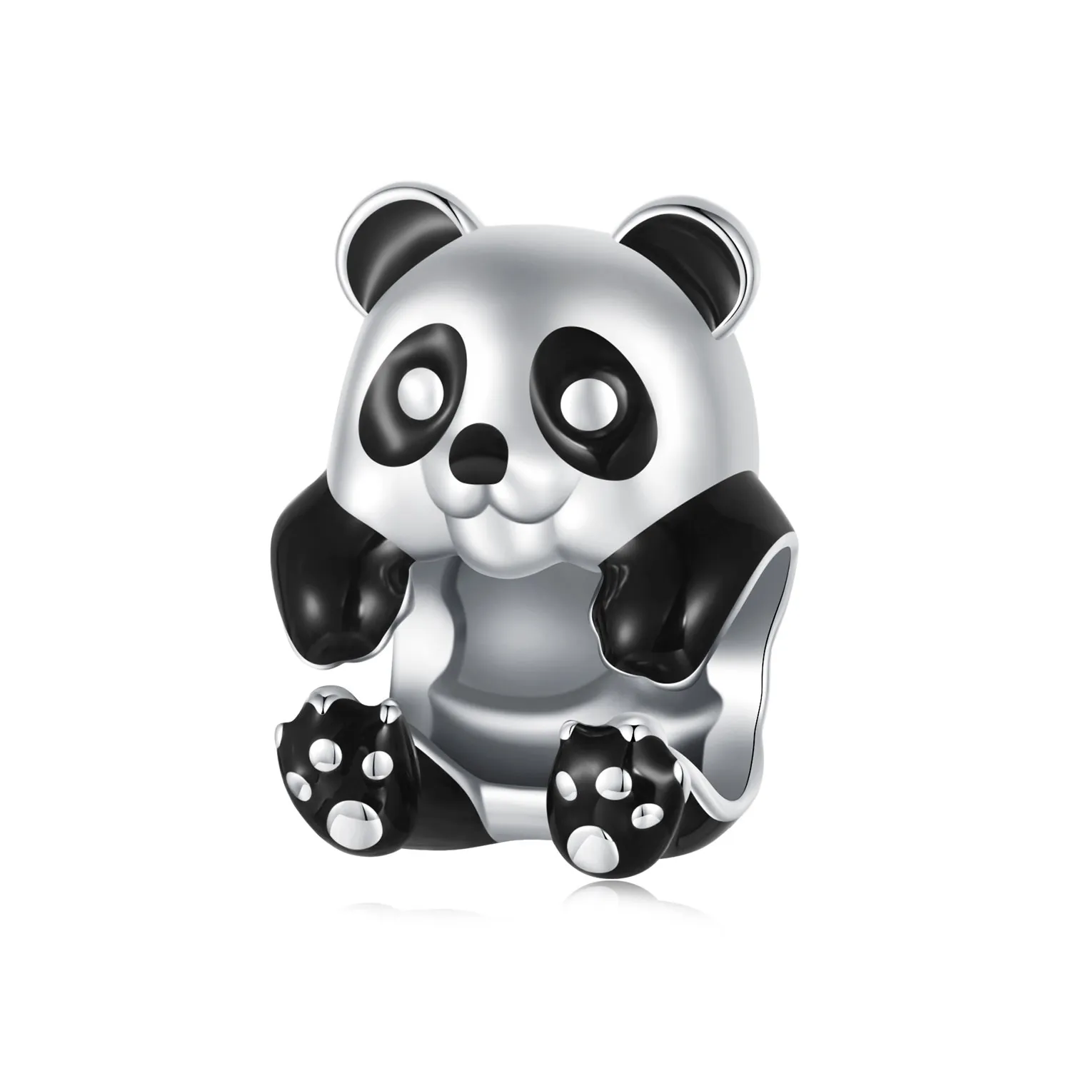 pandora style panda anheng i sterling sølv scc2811