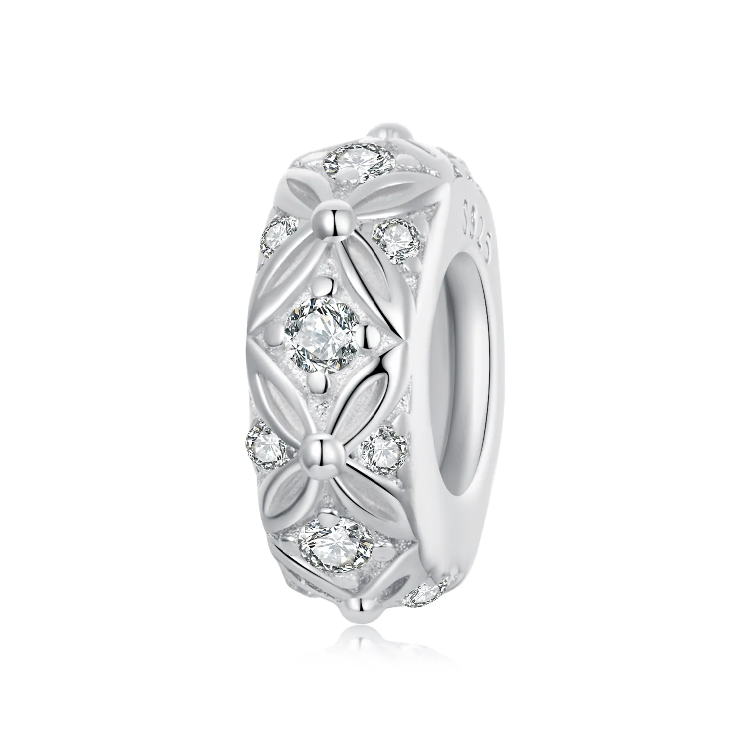 PANDORA Style Preget mønster silikon spacer sjarm - BSC1011
