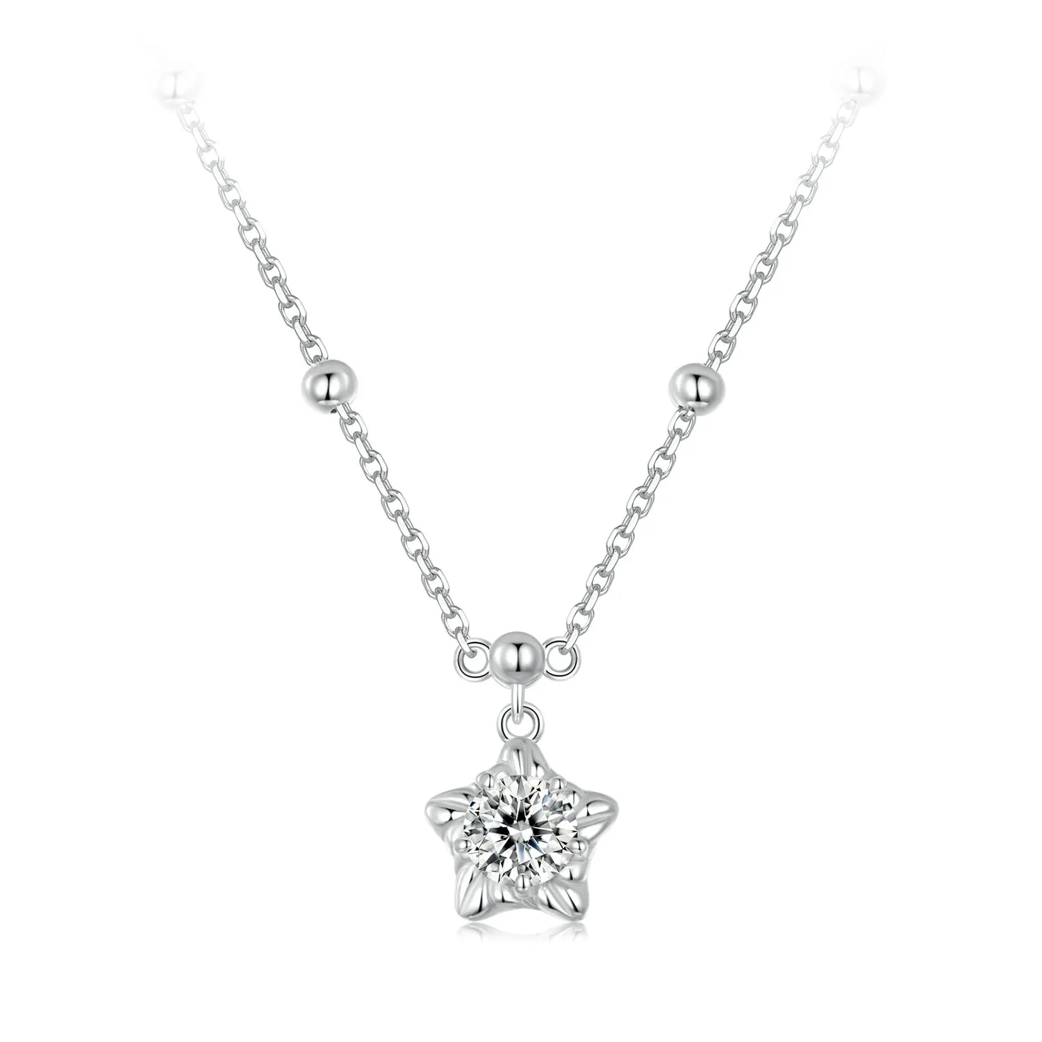 pandora style starlight 05 karat halskjede med ett sertifikat msn036