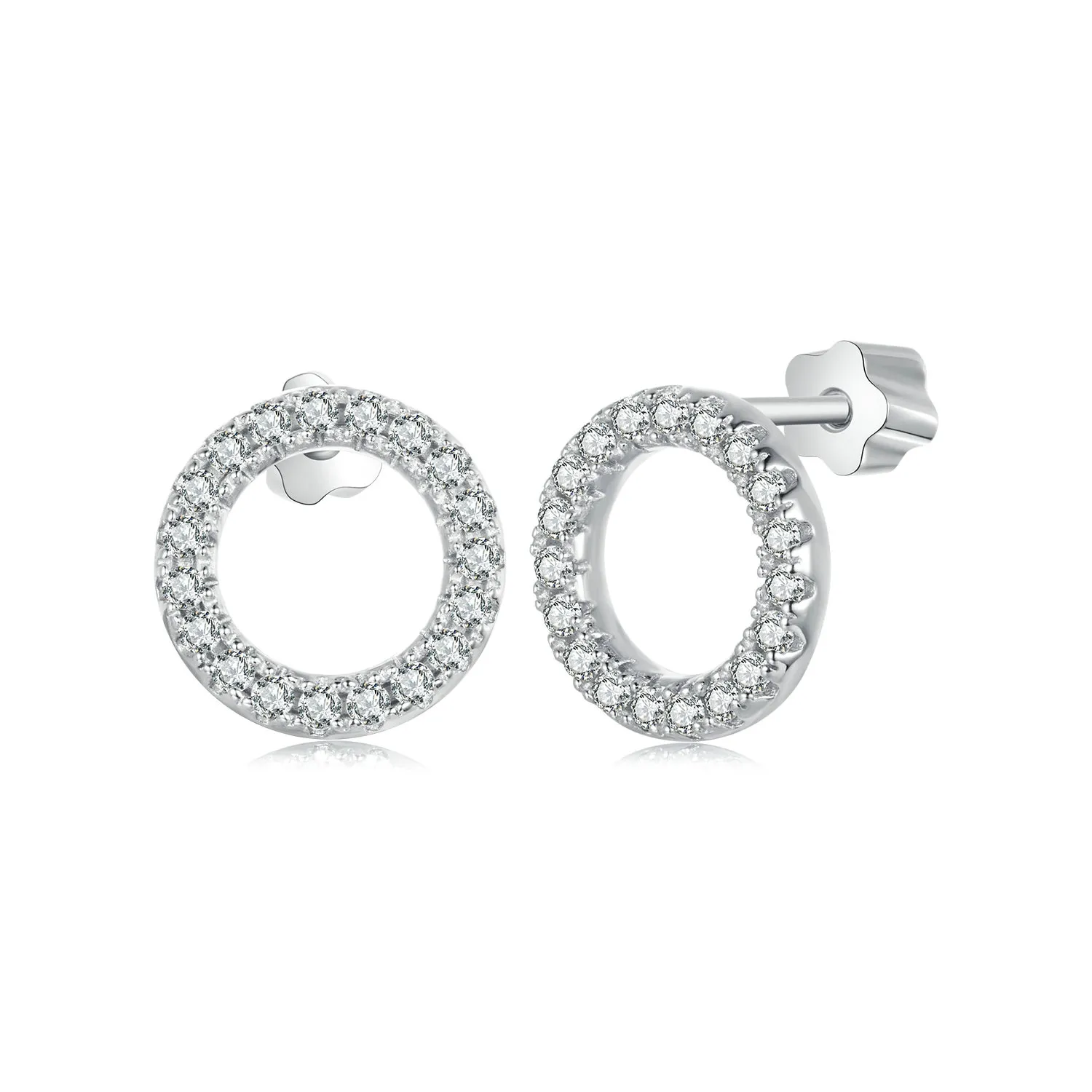 PANDORA Style Starry Night Moissanite 0,013ct øredobber (to sertifikater) - MSE055
