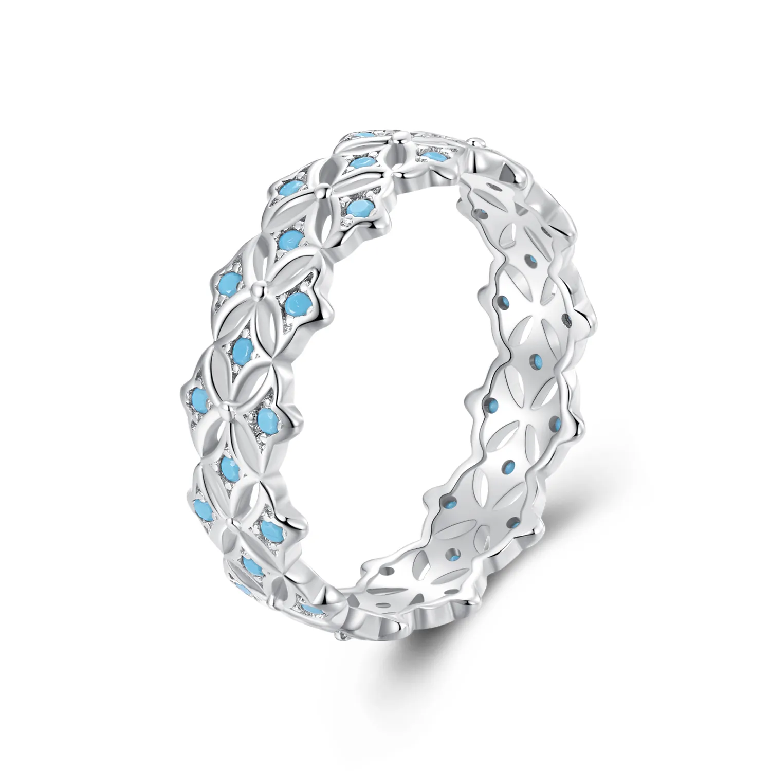 pandora stil turkis ring bsr556