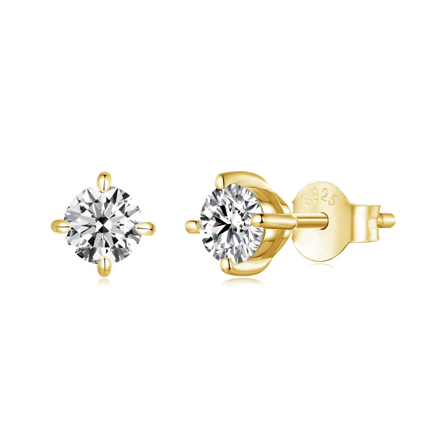PANDORA Style 0,5 karat Moissanite øredobber - MSE038-BM