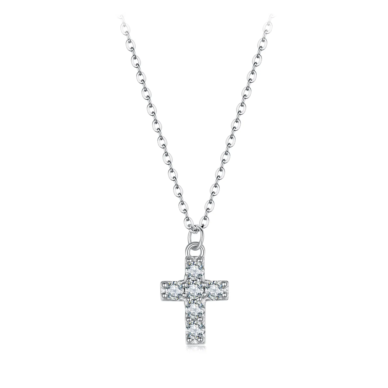 pandora style cross kjede med ett sertifikat msn039