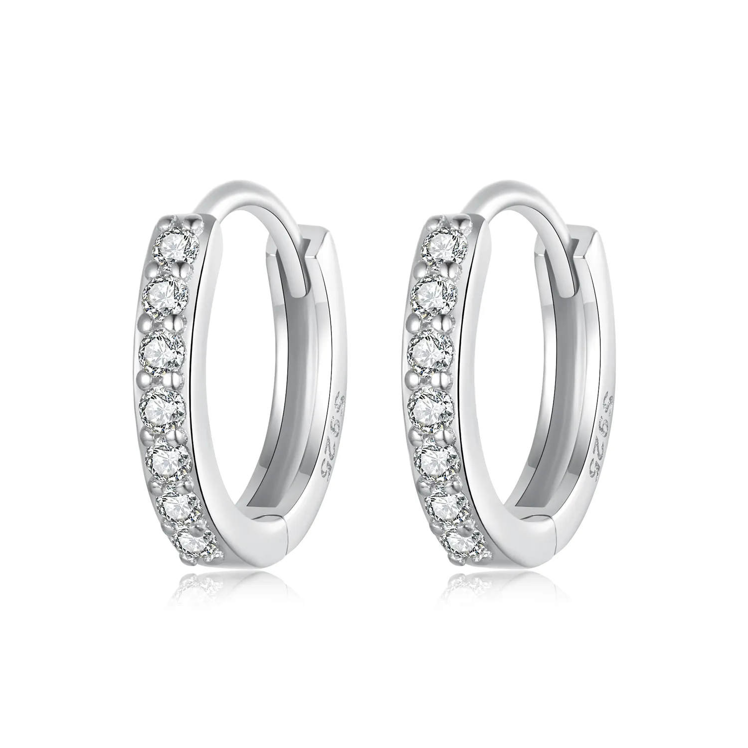 pandora style enkle øredobber i sterling sølv bse1060 as