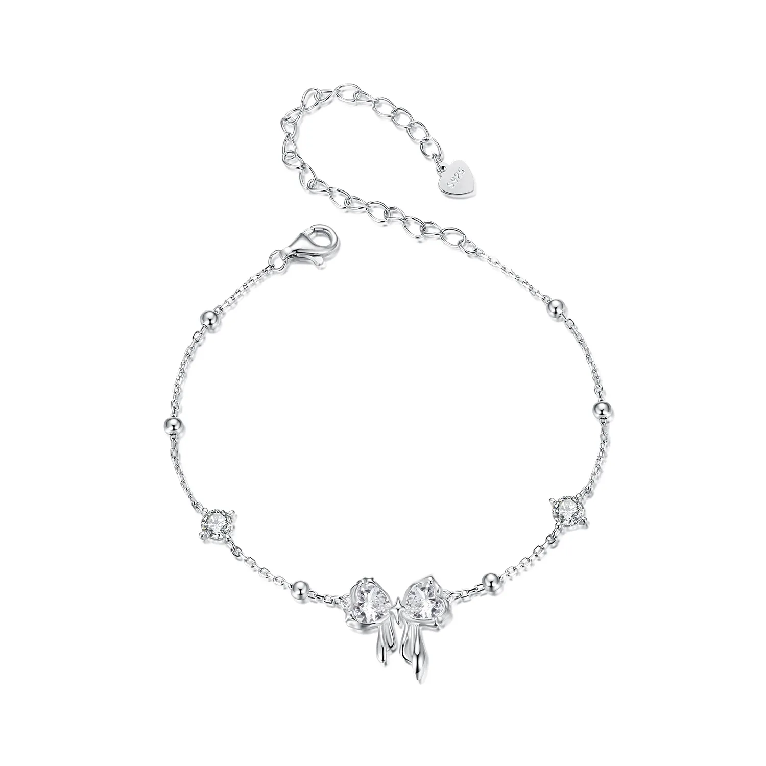 PANDORA Style Glitrende Sløyfe-armbånd - BSB188