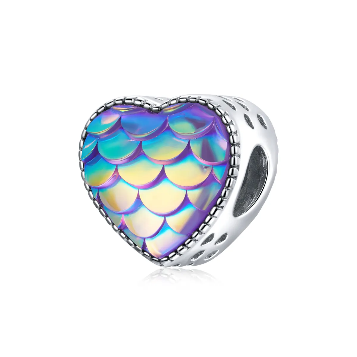 PANDORA Style Hjerteskala perler - BSC433