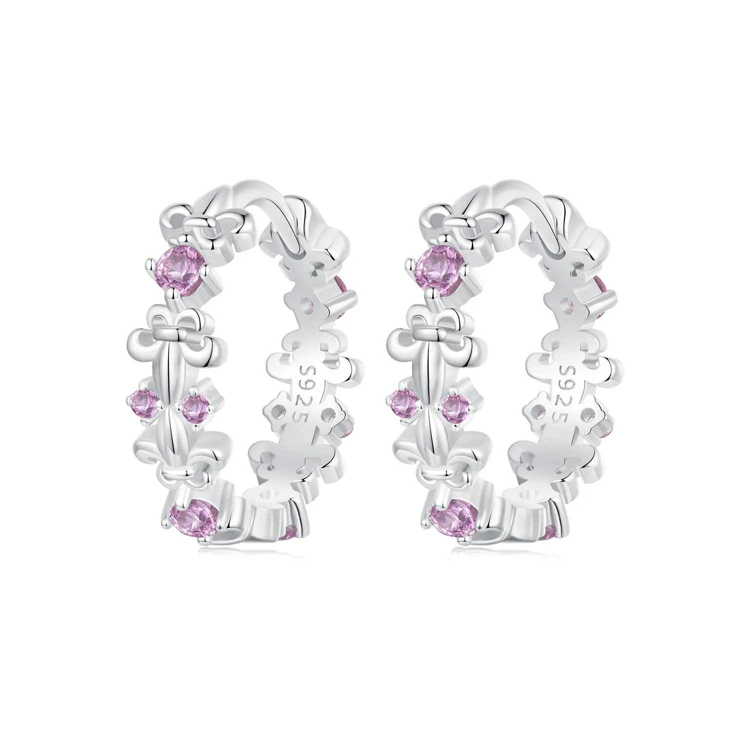 pandora style iris øredobber bse1046