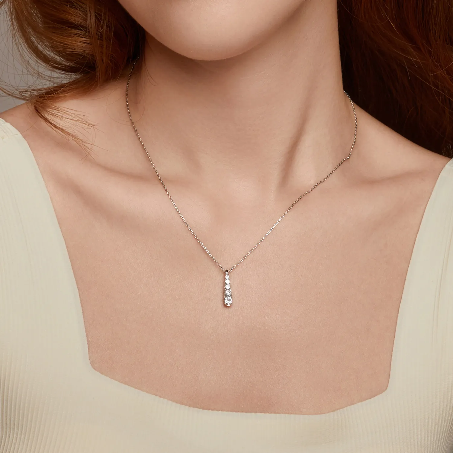 PANDORA Style Temperament vanndråpe halskjede - BSN399