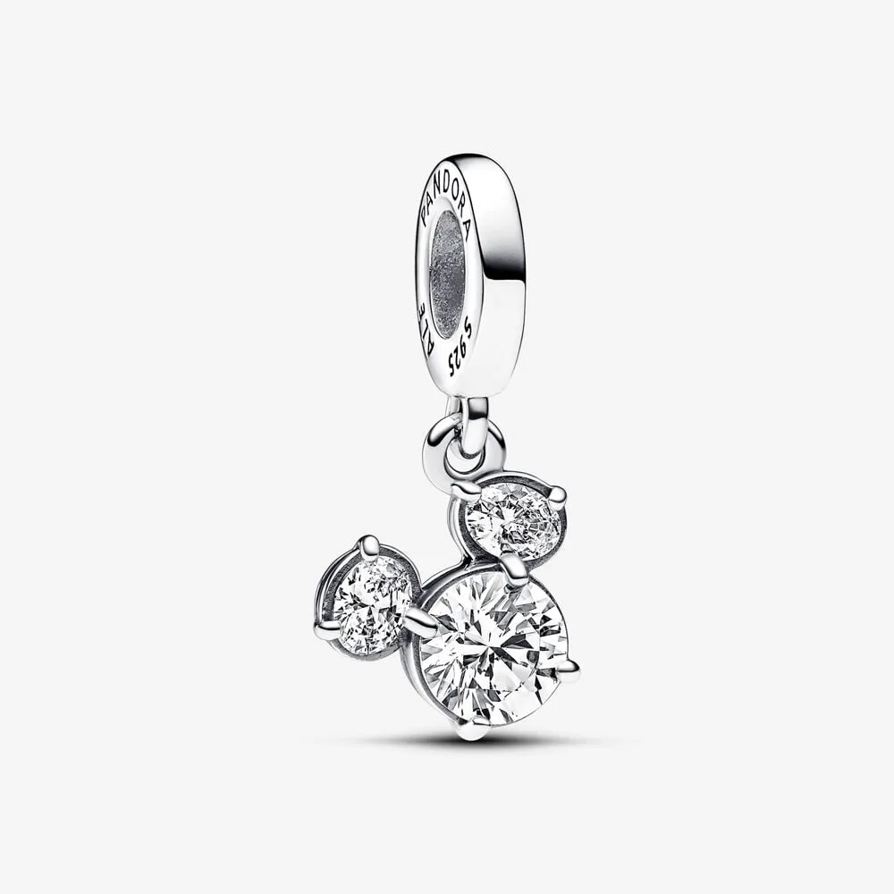 pandora disney mikke mus funklende hode silhuett hengende charm 793031c01