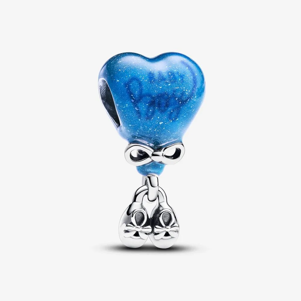 pandora fargeskiftende gender reveal boy charm 793239c01