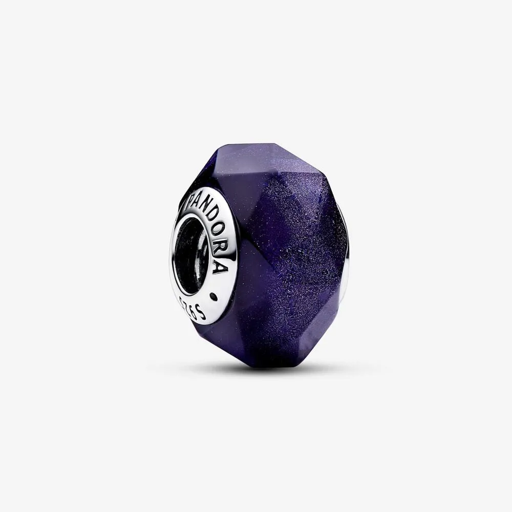 Pandora Fasettert Blått Muranoglass Charm - 792984C00