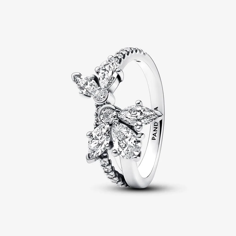 pandora funklende asymmetrisk herbarium ring 193023c01
