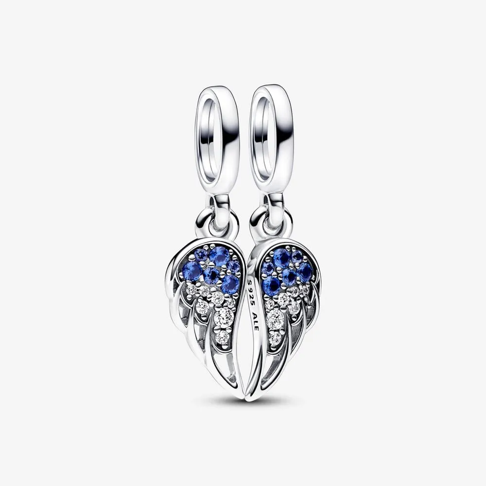 pandora funklende delbare englevinger hengende charm 792821c01