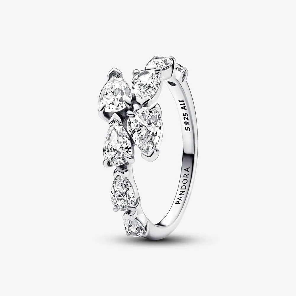 pandora funklende overlappende båndring 193004c01