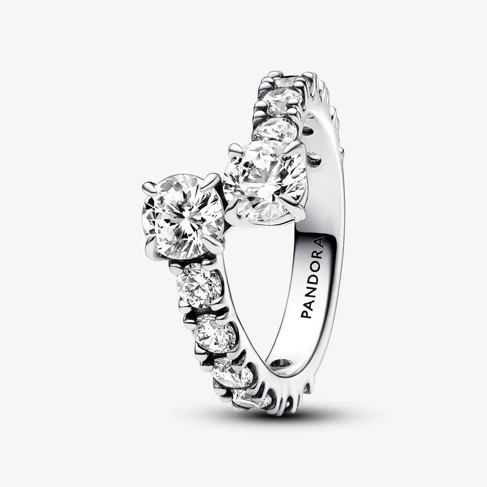 pandora funklende overlappende båndring 193149c01
