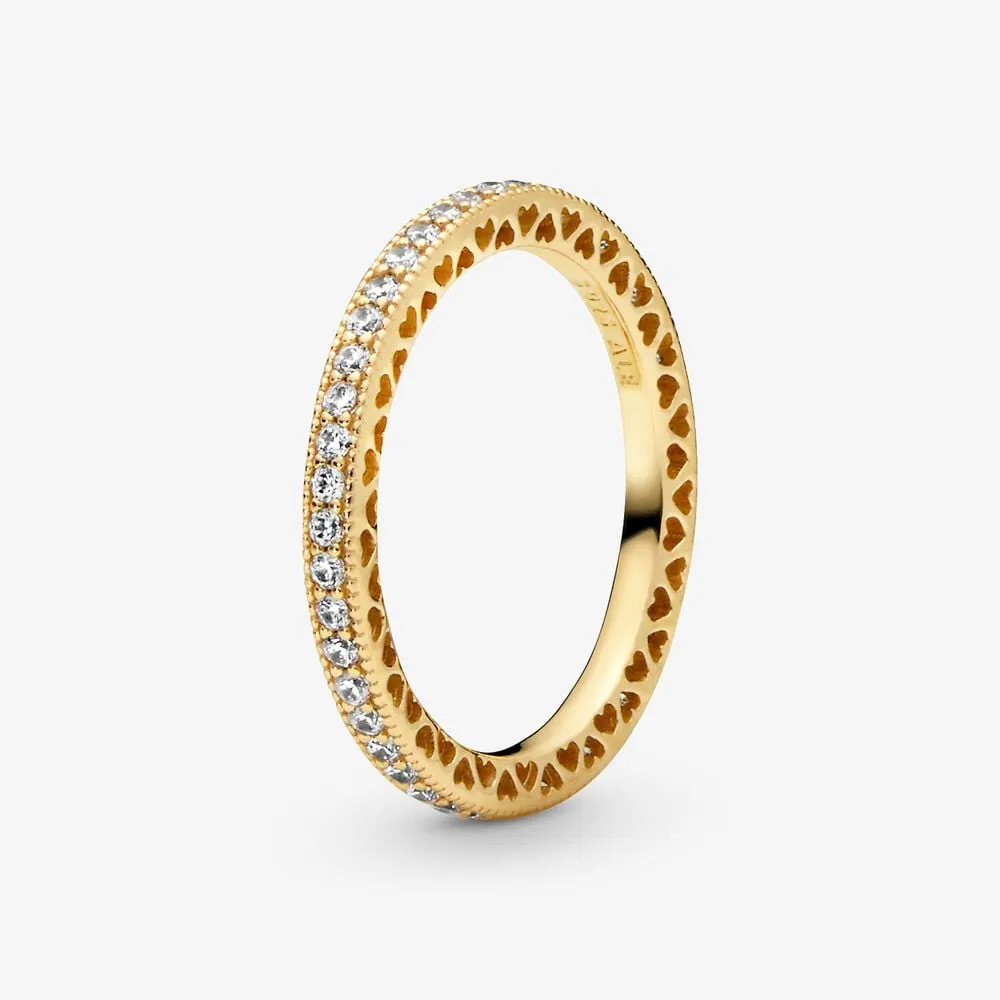 pandora gnister og hjerter ring 168655c01