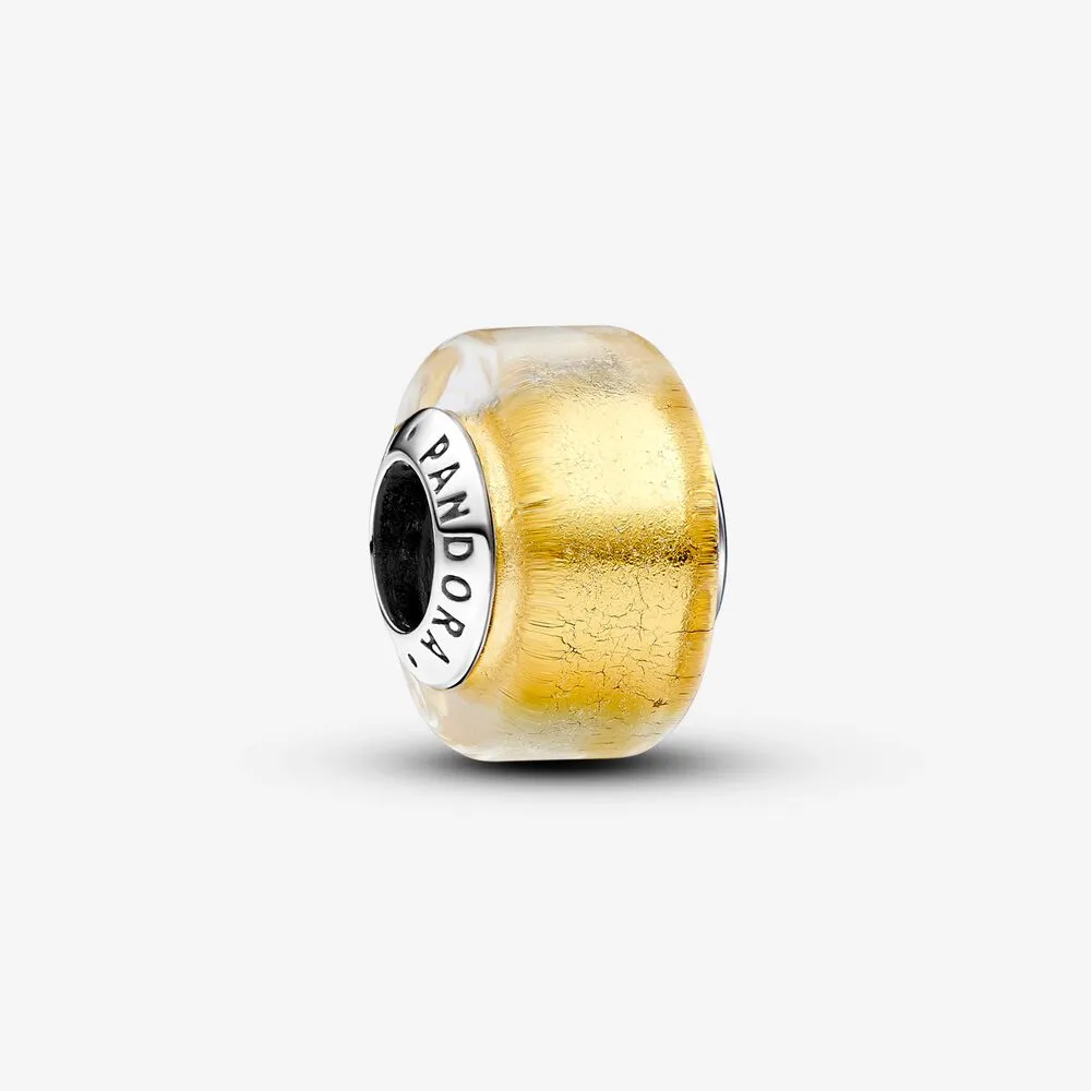 Pandora Gullfarget Mini Muranoglass Charm - 793353C00