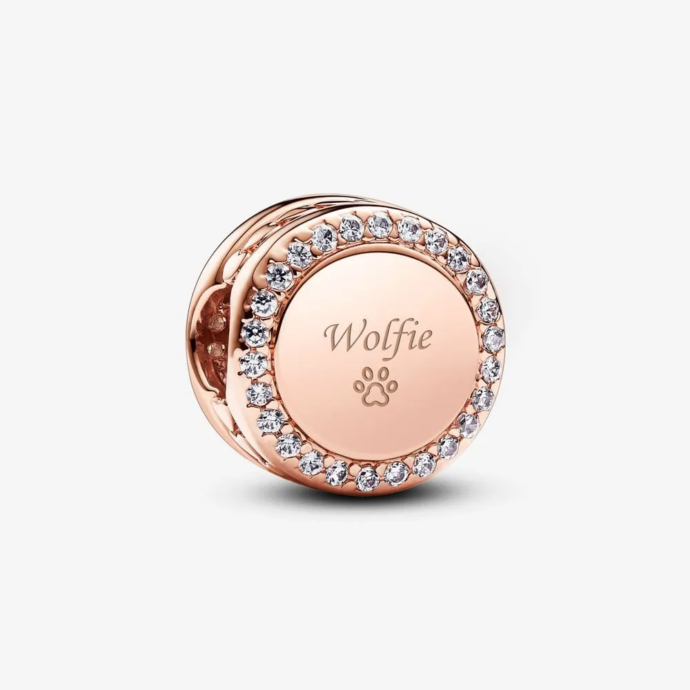 pandora inngraverbar funklende knappecharm 788747c01