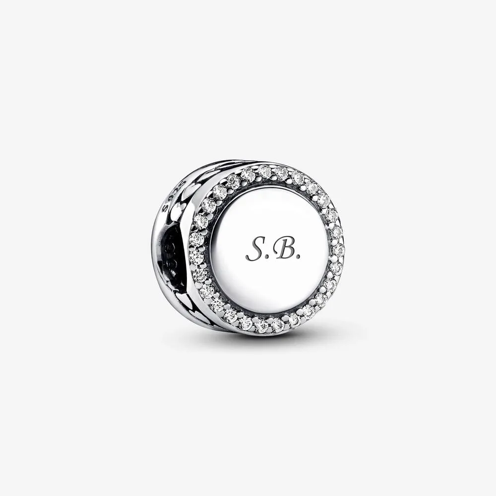 pandora inngraverbar funklende knappecharm 798747c01