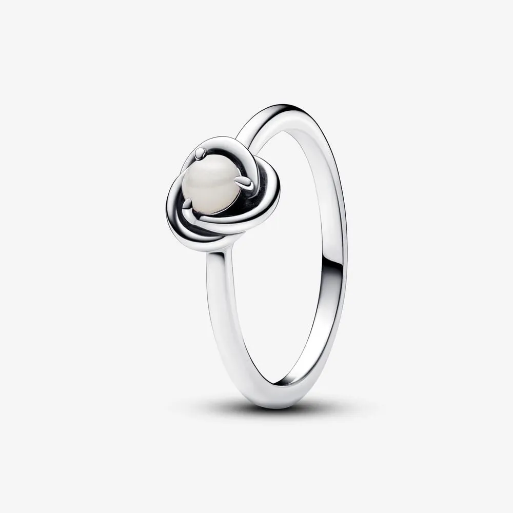 Pandora Juni Månestein Evighetssirkel Ring - 192993C06