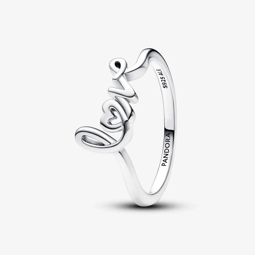 Pandora Love i håndskrift Ring - 193058C00