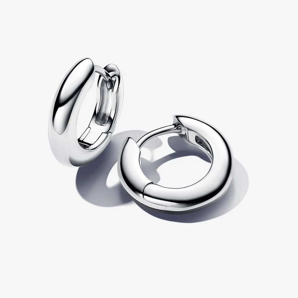 pandora rund hoop øreringer 293320c00