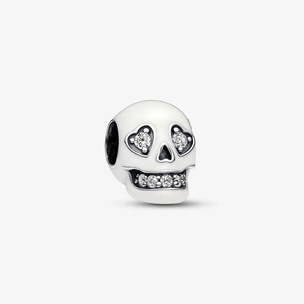 pandora selvlysende funklende hodeskalle charm 792811c01