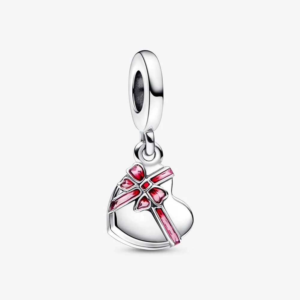 Pandora Åpen Hjerteformet Sjokoladeeske Hengende Charm - 792587C01